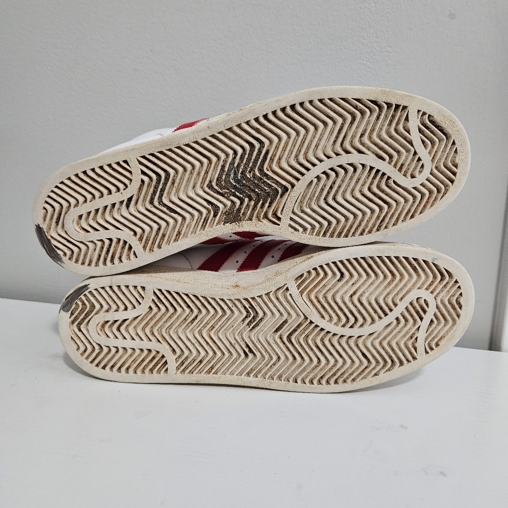 Adidas Men's Pro Model Shell Toe High Tops - Picture 2 of 9